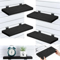 4 Pack Wooden Slatwall Shelf, 16.1" D x 6.7" W x 1.1" H Slatwall Shelves by Landical
