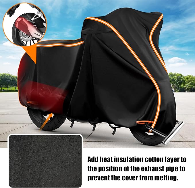 420D Waterproof Motorcycle Cover - Image 3