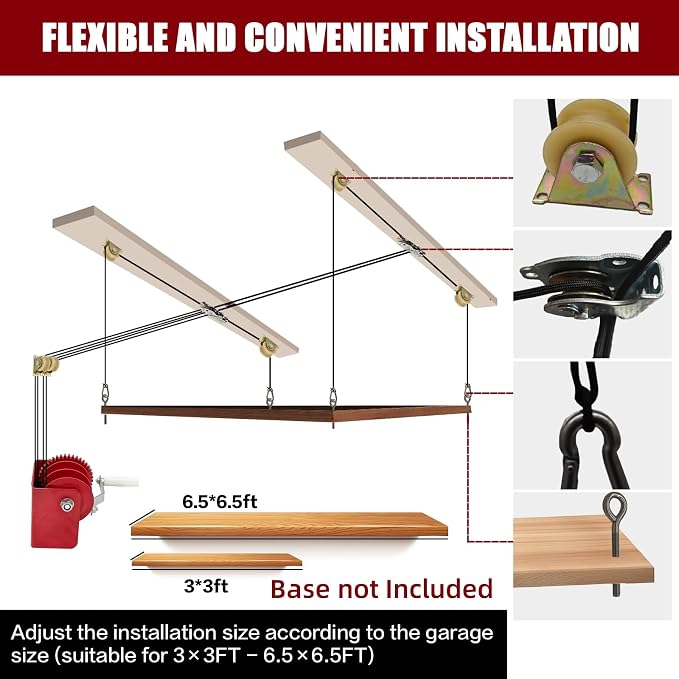 Overhead Garage Storage Rack - Image 5
