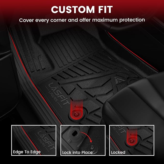 LASFIT Floor Mats & Cargo Liner 2021-2025 & Only 7 Seats - Image 3