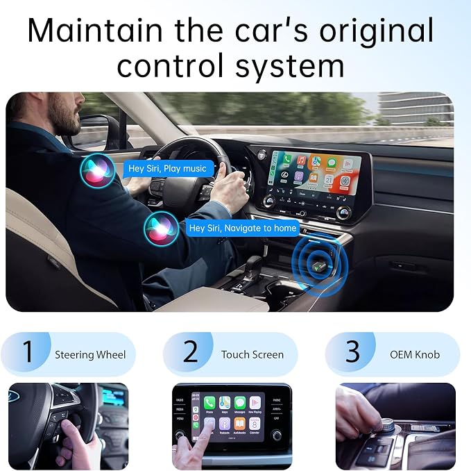 Wireless CarPlay Adapter for Apple iPhone 2025 Upgraded, Ultra-Low Lag - Image 7