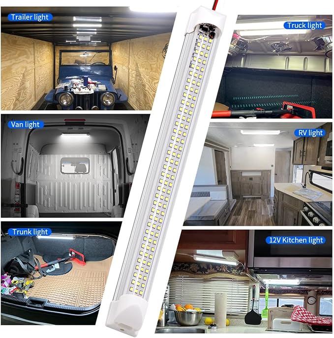 12v LED Interior Light Bar | 108LEDs 1600LM 6W DC 12 Volt led Strip Lights - Image 2