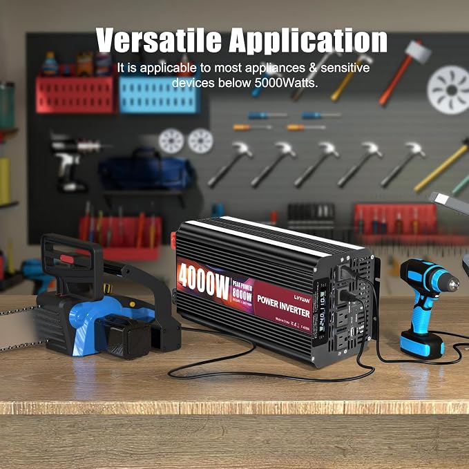 LVYUAN 4000 Watt Power Inverter 24V to 110V 120V - Image 7