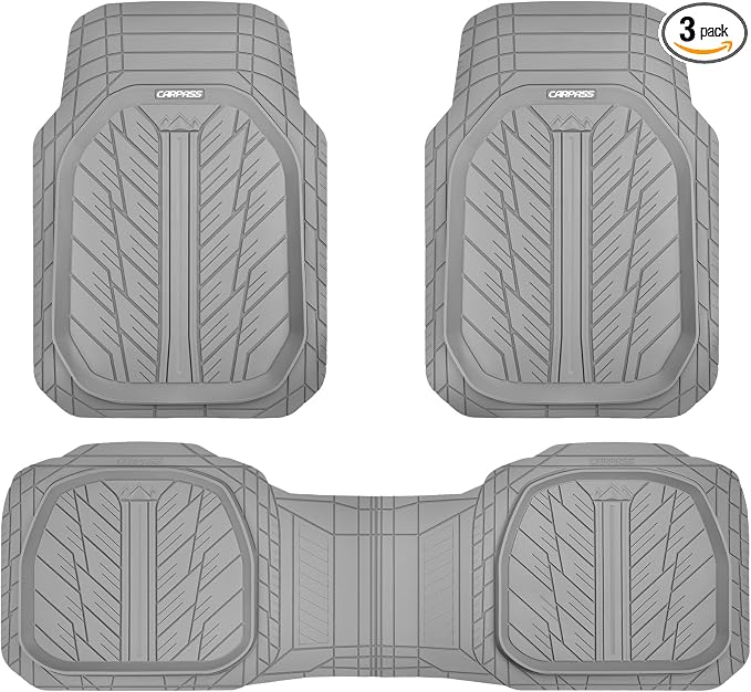 CAR PASS Deep Dish Rubber Floor Mats by CARPASS