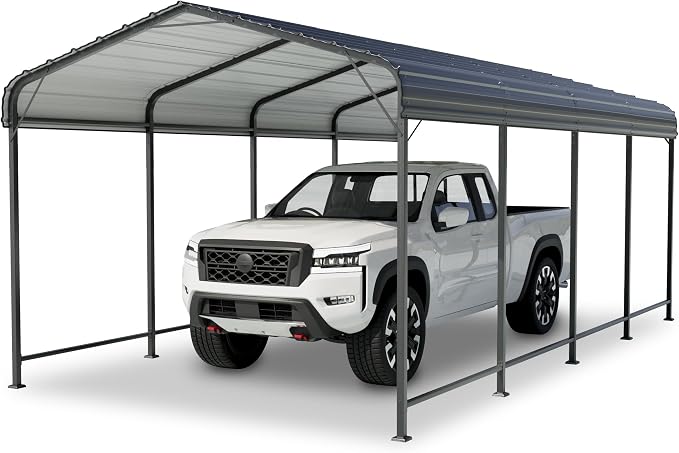 SUNBURY 10x20 FT Carport, Heavy Duty Car Port Canopy - Image 9
