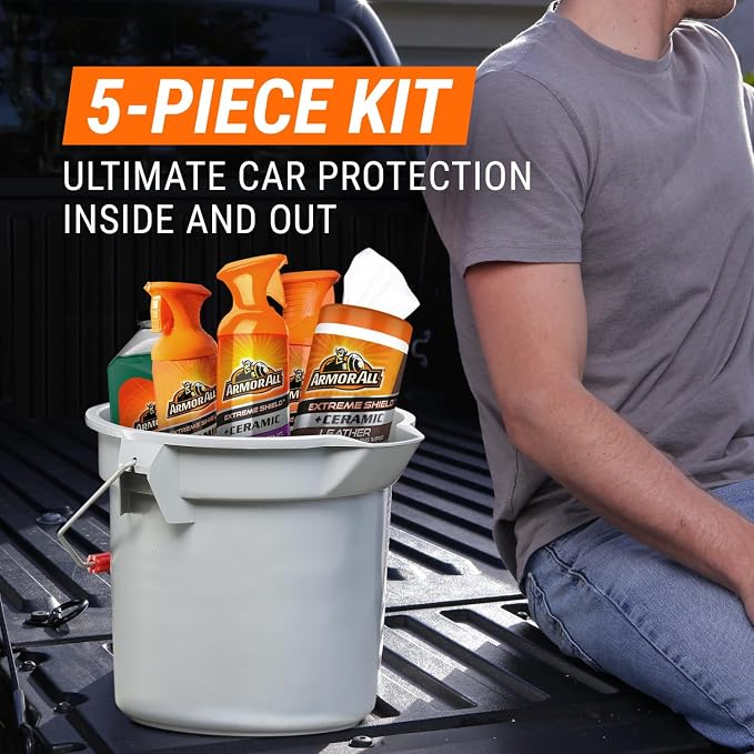 Armor All Complete Ceramic Exterior Car Cleaner Car Care Kit, Keeps Car Fresh - Image 3