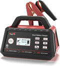 TowerTop 2/15/25 Amp Car Battery Charger, 6V/12V Fully Automatic Smart Battery by TowerTop