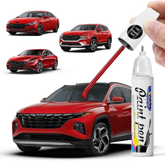 Calypso Red Touch Up Paint Compatible by XTryfun