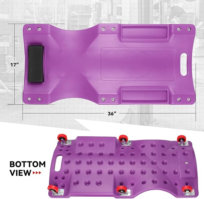 Auto Dynasty 36 Inches Mechanic Creeper, Automotive Garage Repair Low Profile - Image 7