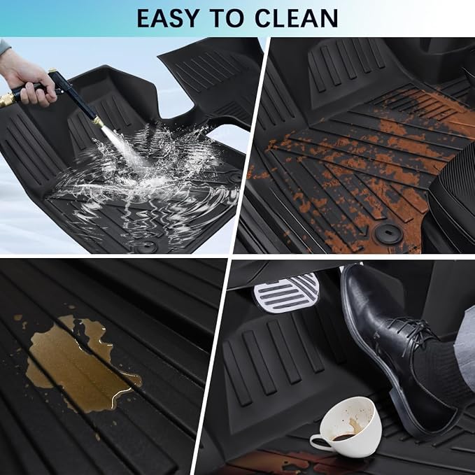 Car Floor Mats Compatible with Kia Ev6 2022 2023 2024 2025 All-Weather Guard - Image 5