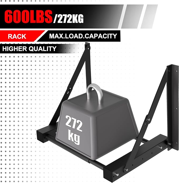 Wall Mount Folding Tire Rack, 32 to 48 Inches Wide Adjustable Tire Storage Rack - Image 5