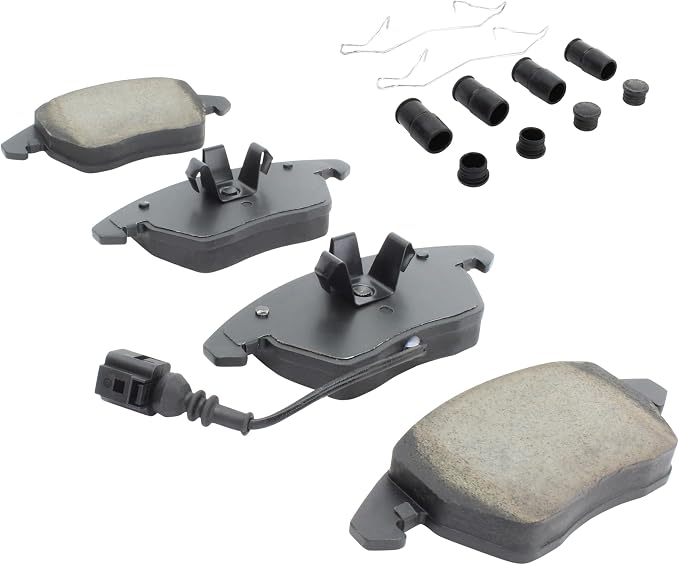 Premium Semi-Metallic Front Brake Pads Compatible - Image 2