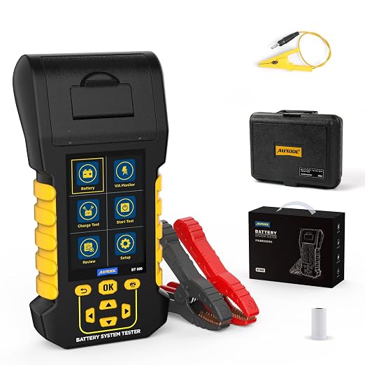 AUTOOL Car Battery Tester 12V 24V Automotive Battery Load Tester by AUTOOLOfficial