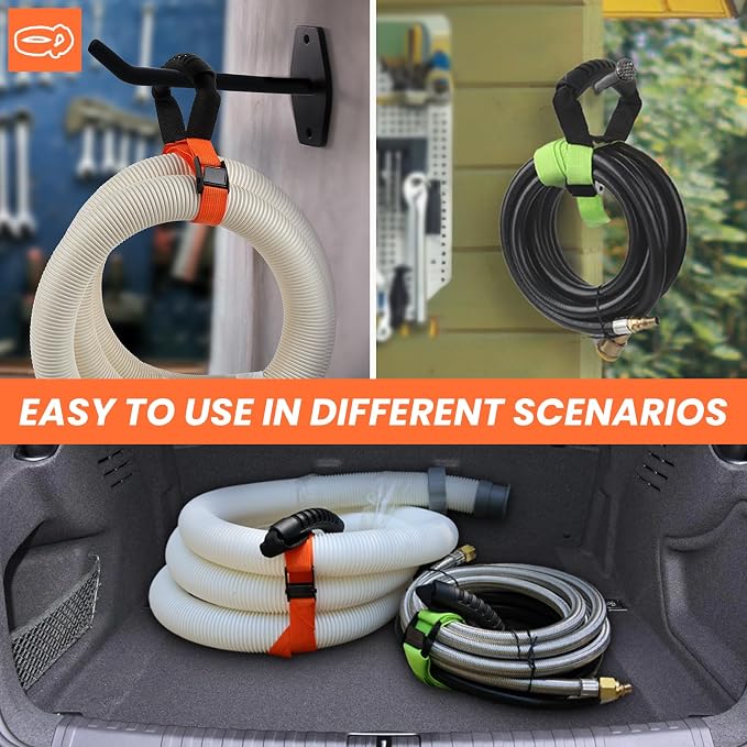 Heavy Duty Storage Straps with Handle and Easy Adjustable Steel Black Lock - Image 6