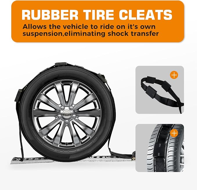 Kingfun Heavy Duty Car Tie Down Straps - Image 3