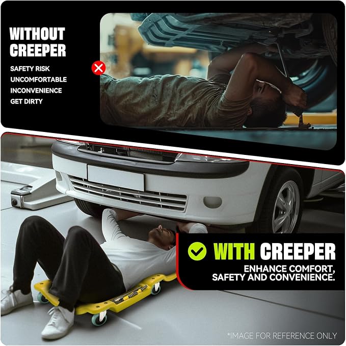 Auto Dynasty 40 Inches Mechanic Creeper, Automotive Garage Repair Low Profile - Image 6