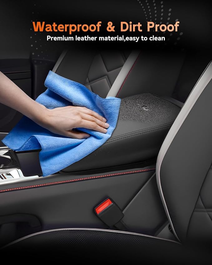 CDEFG for Volkswagen Atlas 2024 2025 Center Console Cover Armrest Box Cover for - Image 6