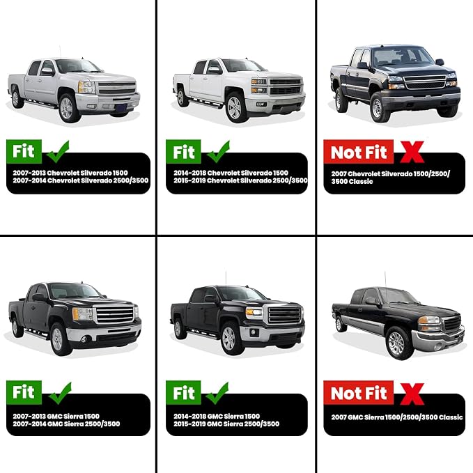 LASFIT Bed Mat 2007-2018 for Chevy Silverado/GMC Sierra 1500 & 2007-2019 - Image 3