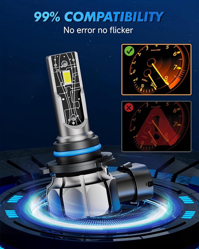 FAHREN H10/9145/9140 LED Driving Fog Light Bulbs, 18000LM Brighter Fanless - Image 5