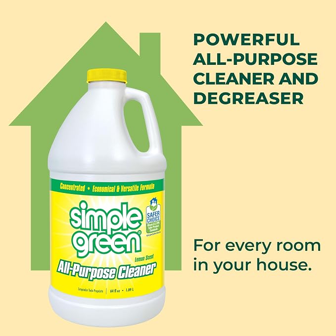 Simple Green All Purpose Cleaner Concentrate Lemon Scent 64 Fl Oz - Image 3