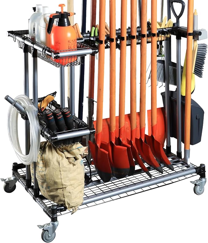 Ultimate Yard Tool Storage Rack by JGLDG