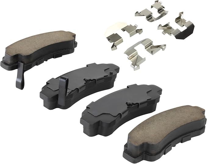 Premium Semi-Metallic Rear Brake Pads Replacement - Image 2