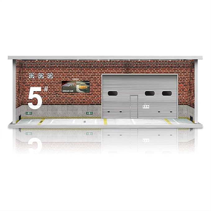 Display Case for Hot Wheels: Stackable Parking Garage for 1/64 Scale Matchbox by Saichotoy