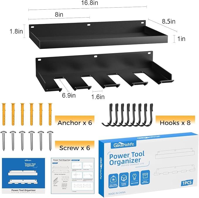 Power Tool Organizer Wall Mount - Image 3