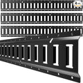E Track 4'（4 Pack） with Powder-Coated Steel Trailer Tie Down by Digank