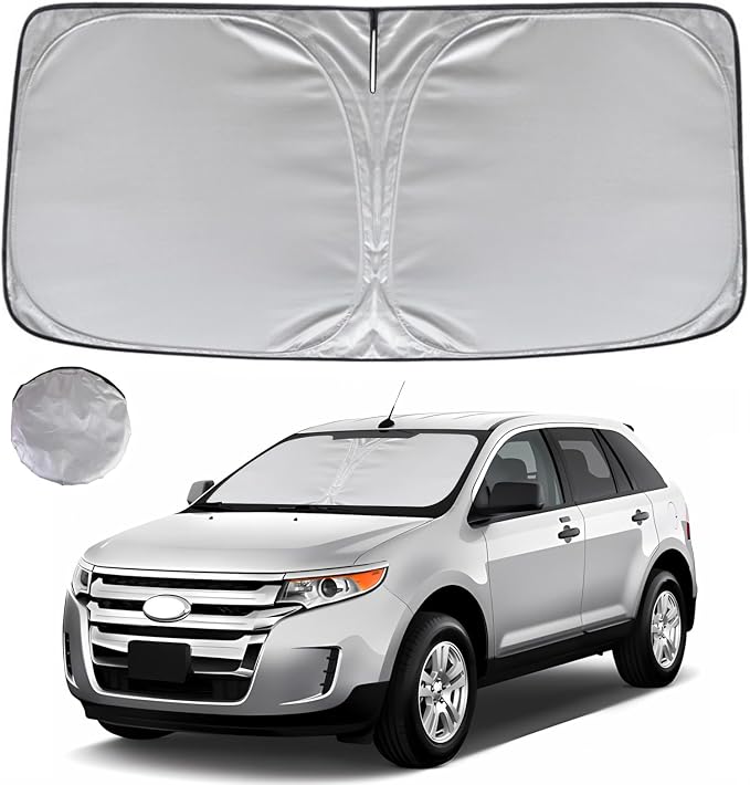 KAYZT Windshield Sun Shade for 2007-2014 Ford Edge Foldable Sunshade Front by KAYZT