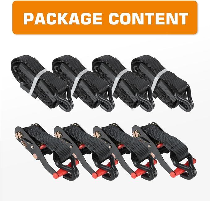 Kingfun Heavy Duty Car Tie Down Straps - Image 7