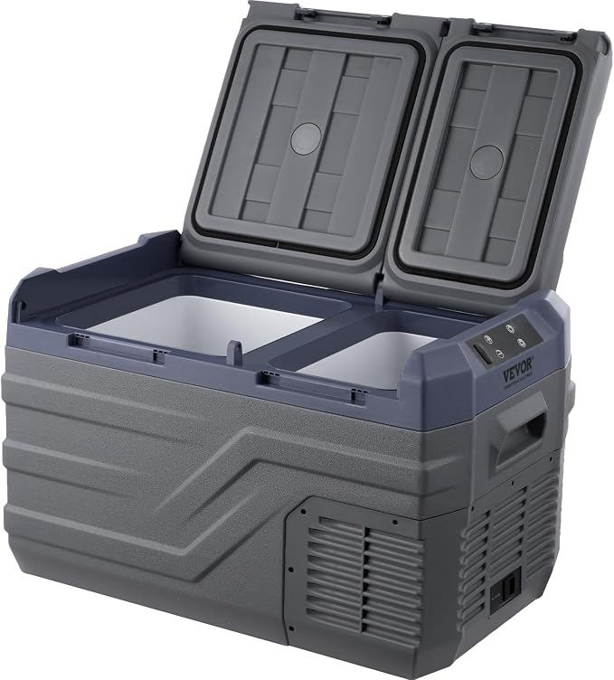 VEVOR NLS35, 12 Volt Car Refrigerator Fridge, 25Liter Dual Zone Portable Freezer - Image 9
