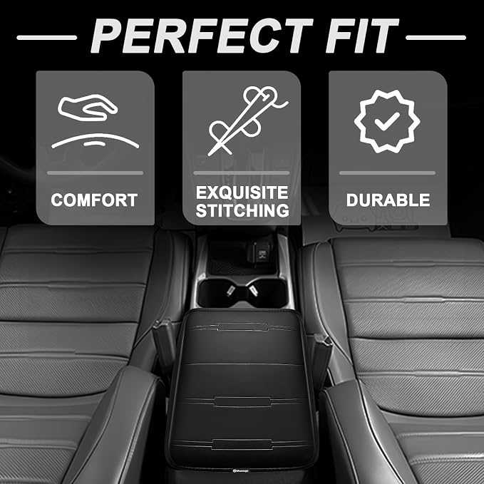 Muslogy Center Console Armrest Cover Compatible - Image 5
