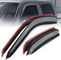 Auto Dynasty Set of 4 Carbon Fiber Pattern Window Visors Compatible by AutoDynasty