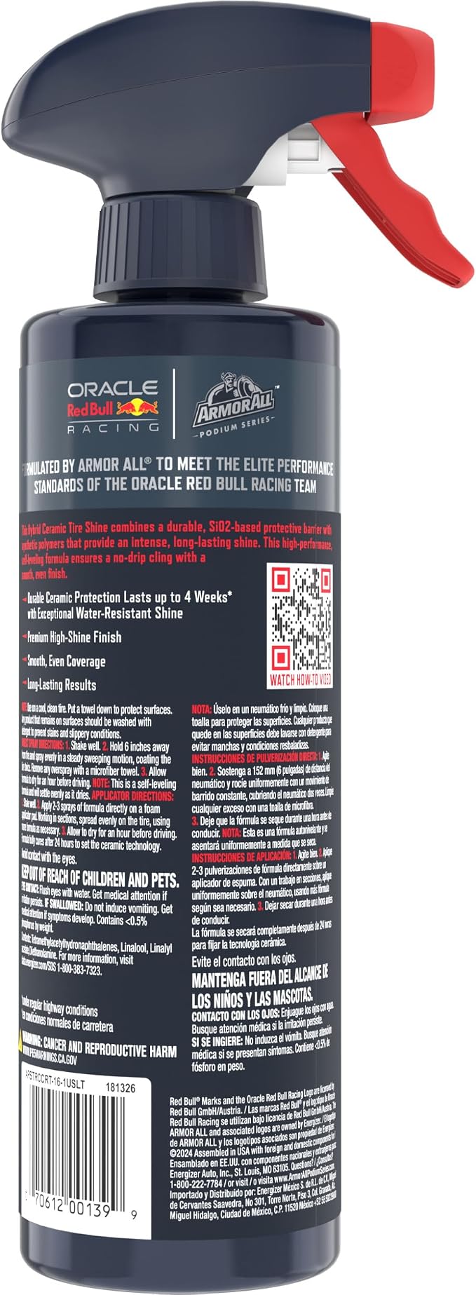 Armor All Podium Series Hybrid Ceramic High Gloss Tire Shine Spray, 16 fl oz - Image 7