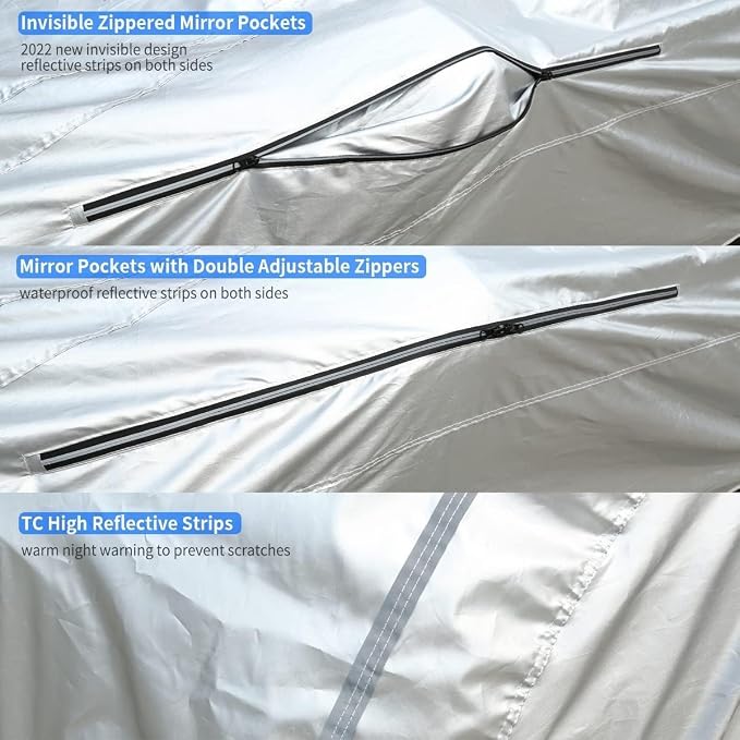 Tecoom Sport Car Cover Waterproof UV-Proof Windproof - Image 3