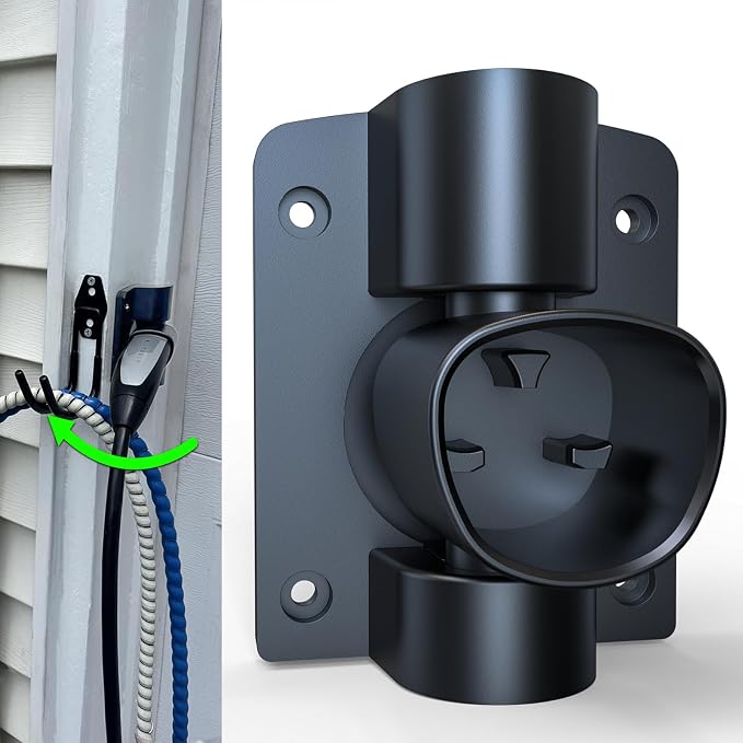 Tesla Charger Holder Wall Mount Tesla Mobile Connector Charger Holder, 5-Level by Ecotome