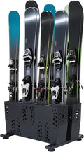 Freestanding Ski Storage Rack for 8 Pairs, Floor Stand Ski Organizer Rack by Unknown