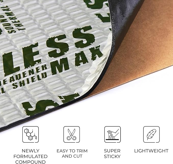 Siless Max 120 mil 6 sqft Car Sound Deadening mat - Image 4