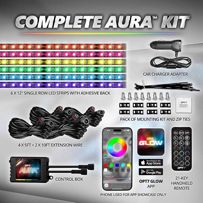 OPT7 Aura Pro 6PC Interior Lights - Image 8