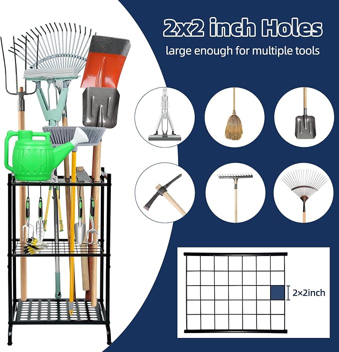Garden Tool Organizer and Storage, Yard Tool Organizer - Image 3