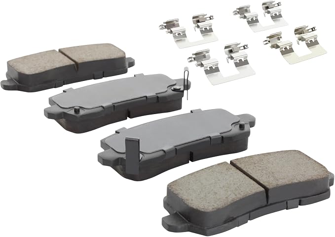 Premium Ceramic Rear Brake Pads Compatible - Image 2
