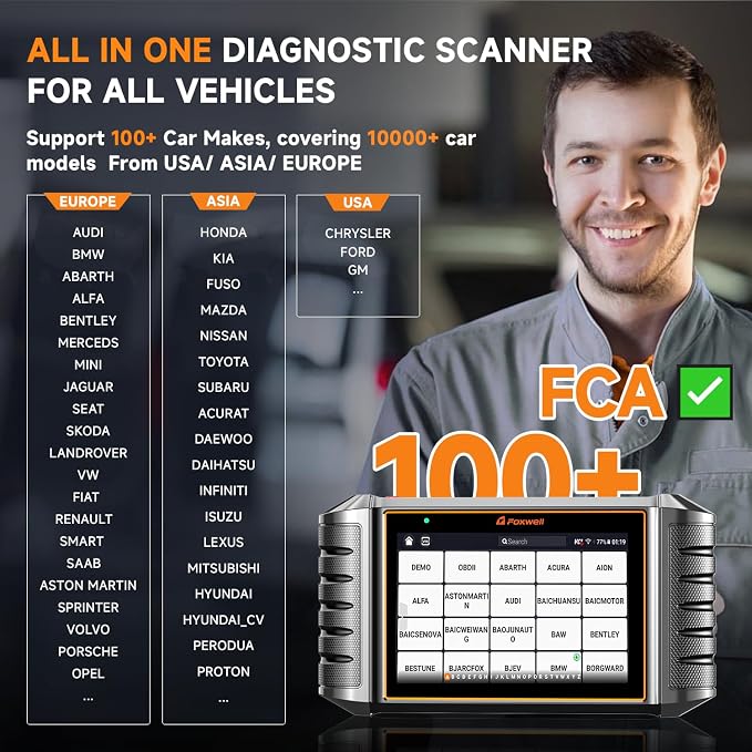 2025 FOXWELL NT726 Bidirectional Scan Tool, All System OBD2 Scanner Diagnostic - Image 7