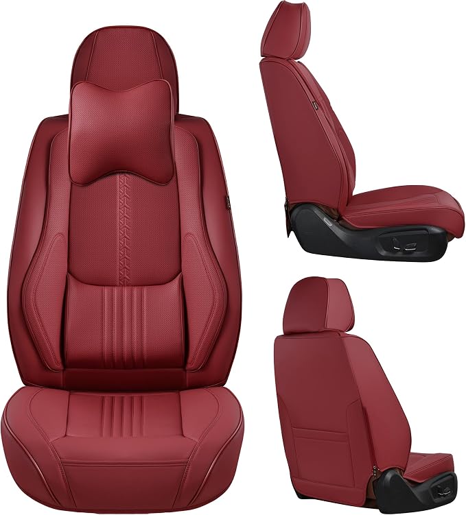 Front Seat Covers, 2 Pieces Universal Seat Covers - Image 2