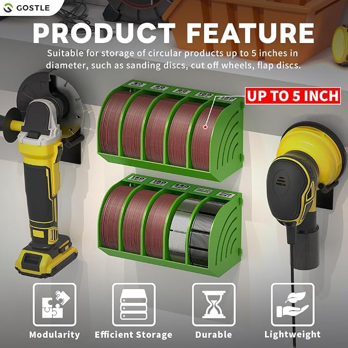 5 Inch Professional Sanding Discs Storage Bins - Image 2