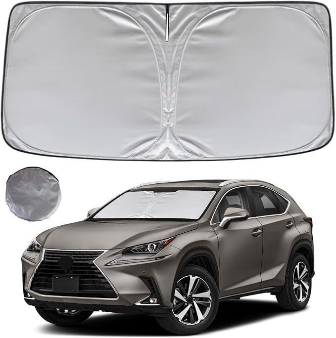 KAYZT Windshield Sun Shade for 2015-2021 Lexus NX NX300h/NX300/NX200t Foldable by KAYZT
