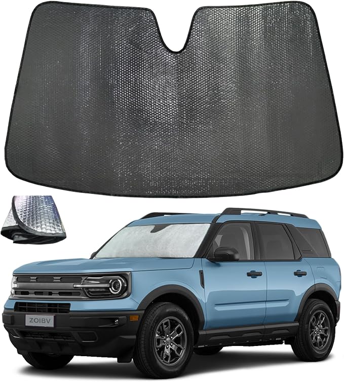 Windshield Sun Shade for Ford Bronco Sport 2021-2025 by ZOIBVCARSUNSHADE