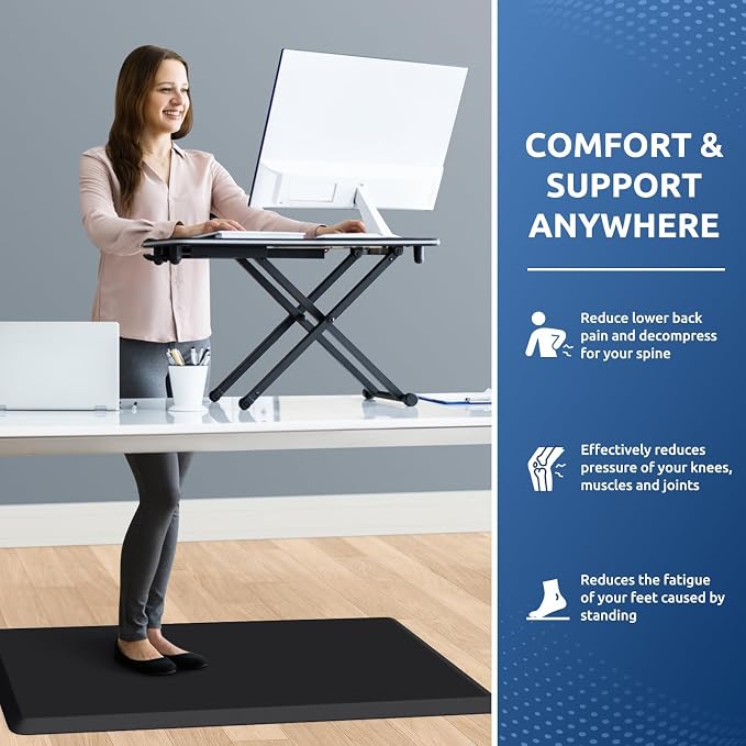 KitchenClouds Kitchen Mat Cushioned Anti Fatigue Rug 22"x36" Waterproof - Image 4