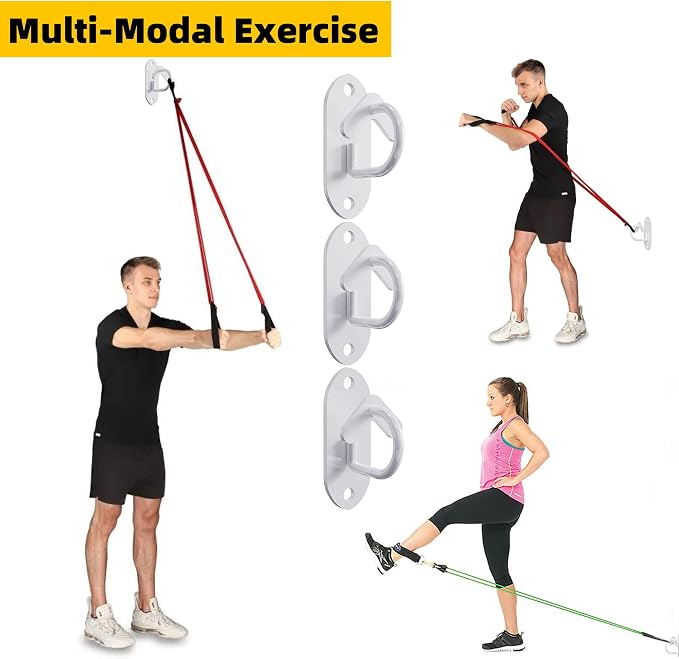 Resistance Band Wall Anchors System, Wall Mount Workout Anchors - Image 4