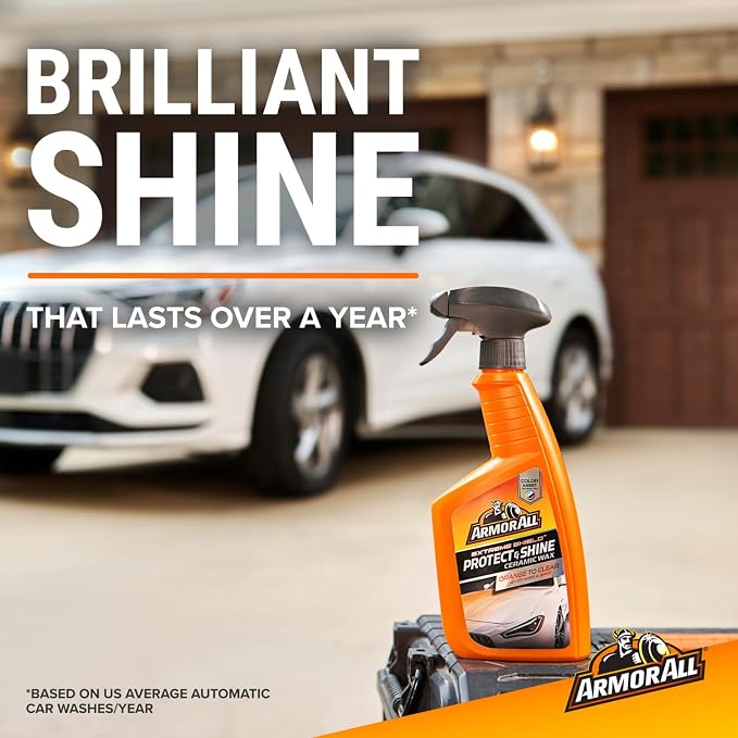 Armor All Extreme Shield Protect & Shine Ceramic Wax, Color Changing Spray Car - Image 2